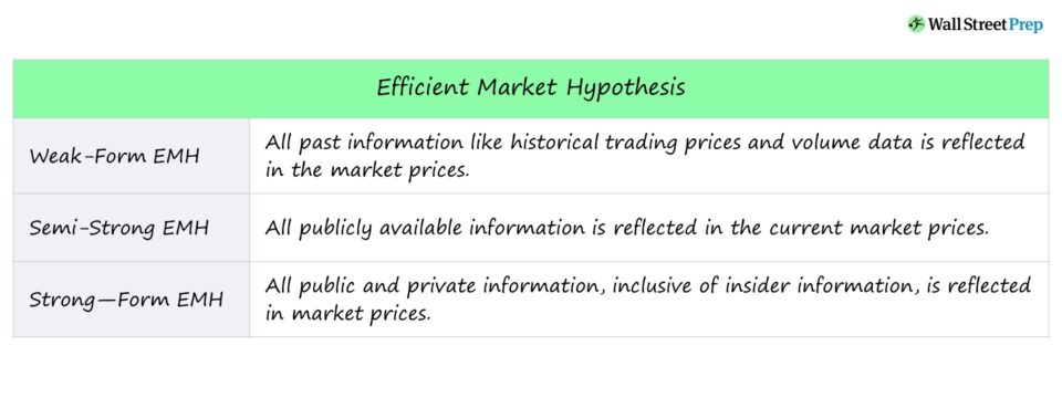 Efficient Market Hypothesis (EMH)