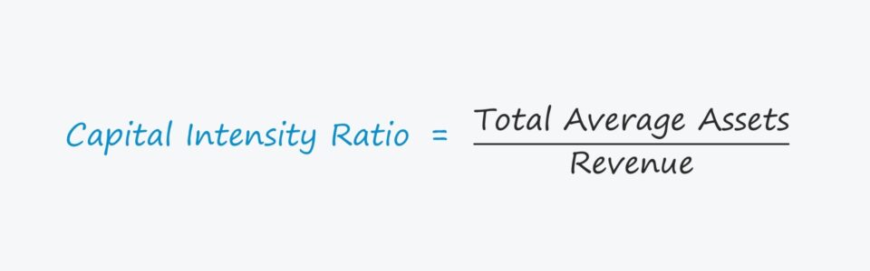 Capital Intensity Ratio